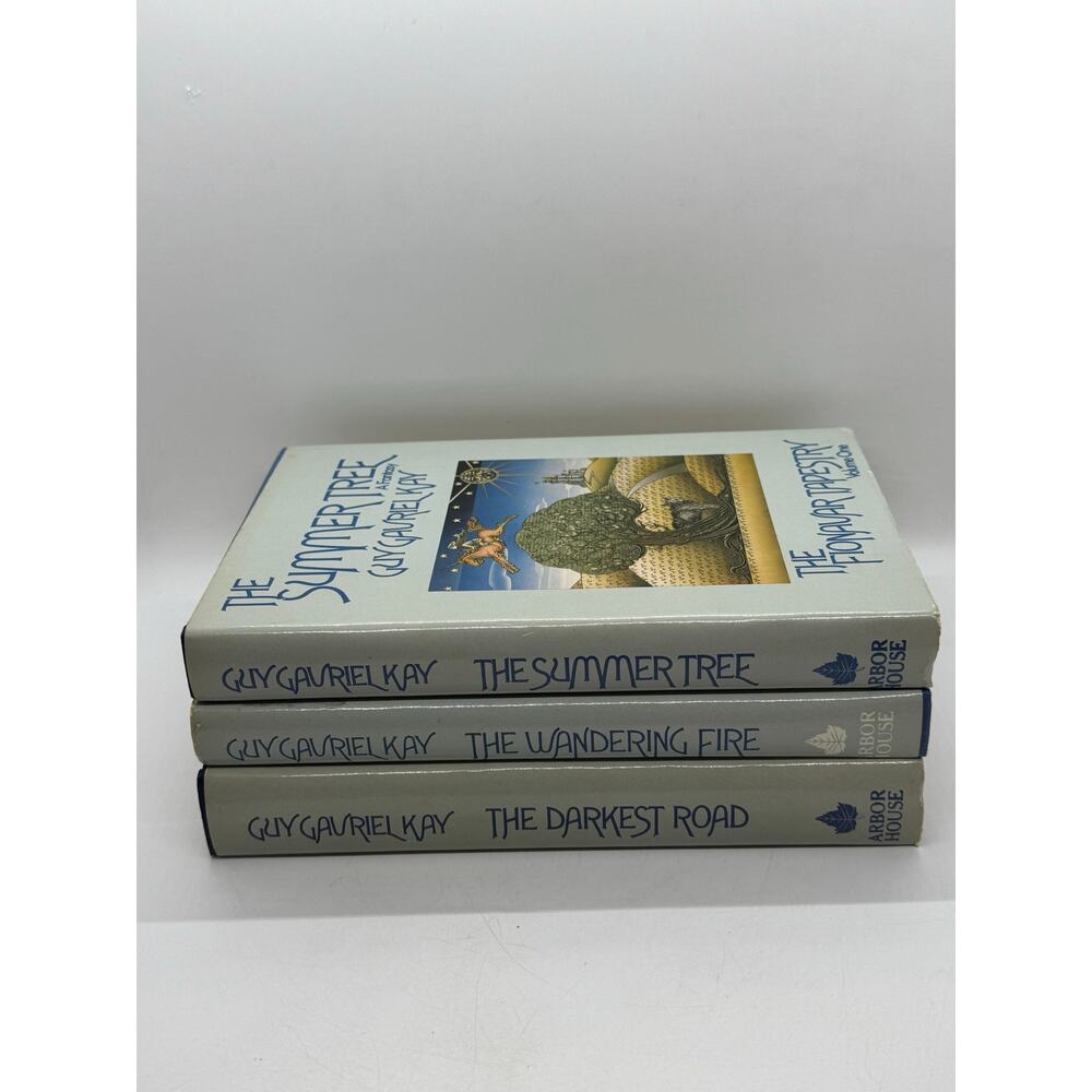 Guy Gavriel Kay Fionavar Trilogy HC Set BCE Arbor House 3 Books 84-86
